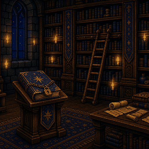 Stage art of Library