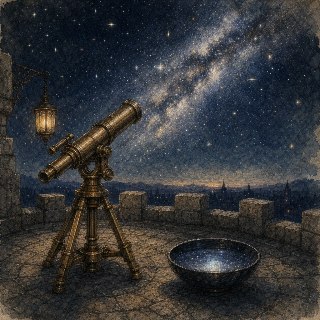 별 관측대 무대 그림